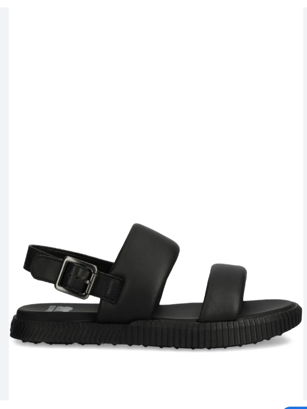Sorel Black Ona Padded Strap Sandals